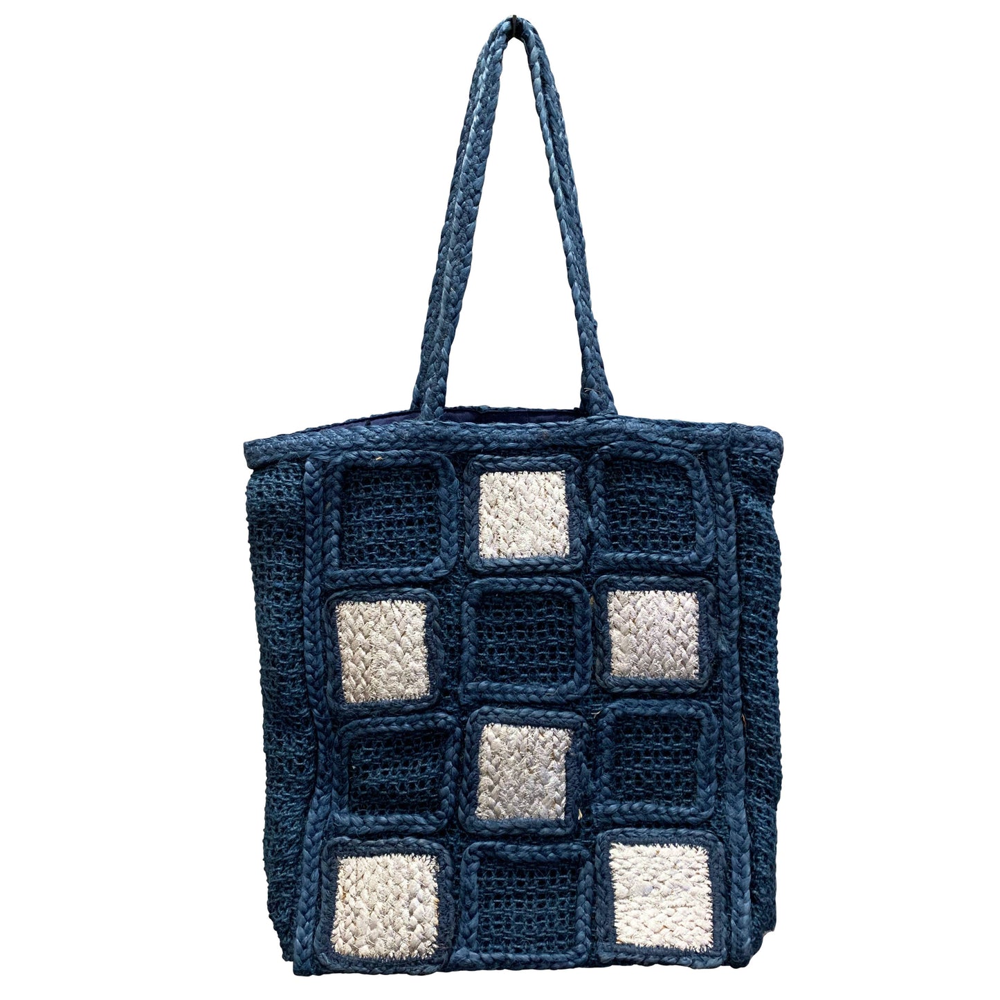 Jute Squares Tote