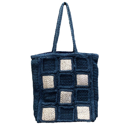 Jute Squares Tote