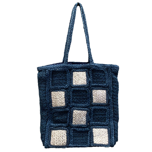 Jute Squares Tote